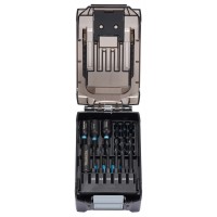 Makita IMPACT BLACK sukimo antgaliai XGT akumuliatoriaus formos dėkle 31 vnt